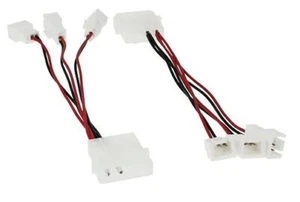 Cable adaptador ventilador 12V > 5V 3 polos para 3 ventiladores - Imagen 1 de 1