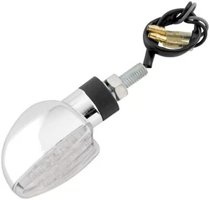 BikeMaster Spade LED Turn Signals Chrome 101006-12CH - Picture 1 of 1