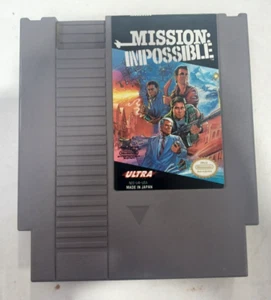 Vintage 1990 Konami Mission: Impossible Authentic Nintendo NES Cartridge - Picture 1 of 2