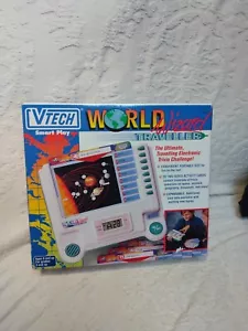 New Vintage V-Tech Wizard World Traveller Electronic Learning Game Quiz Science - Picture 1 of 14