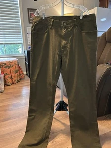 polo ralph Lauren men’s Army Green Jeans 100 % Cotton Size 38/34 - Picture 1 of 4