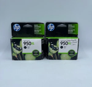 2- Cartouche d'encre noire HP 950XL authentique CN045AN 2/2018 OfficeJet Pro 8100 8110 - Photo 1/14