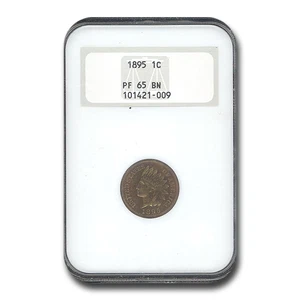 1895 Indian Head Cent PF-65 NGC (Brown) - Picture 1 of 3