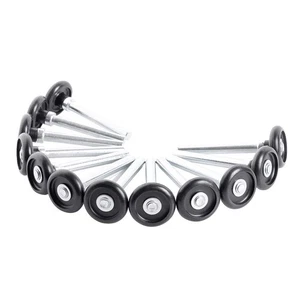 1-3/4" Nylon Garagentor Rollen mit 4" Vorbauten verzinkt 12 Stück - Bild 1 von 8