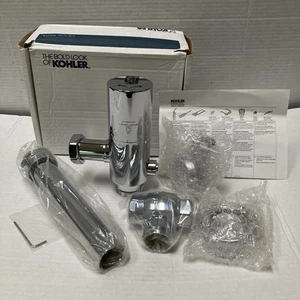 Kohler 10673-CP Wave Flushometer 1.28 GPF Válvula de descarga sin contacto Cromo Caja abierta - Imagen 1 de 6