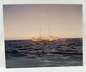 8x10 Color Maritime Photo Wooden Fishing Boat Pacific Northwest Ocean Trawler - Picture 1 of 5