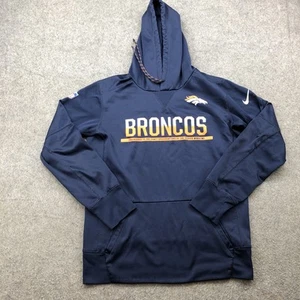 Denver Broncos Hoodie Herren Small Blau NFL Football Therma-Fit Pullover Nike - Bild 1 von 8