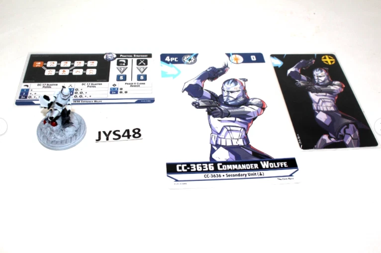 Star Wars Shatterpoint CC-3636 Commander Wolfe JYS48 Foto 1 de 1