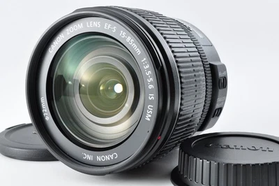 [N Mint] Canon EF-S 15-85mm f/3.5-5.6 IS USM Zoom Lens w/Caps From JAPAN 672 - Image 1 of 4
