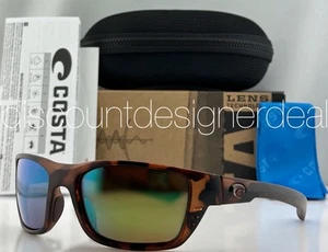 Costa Del Mar Whitetip Sunglasses Tortoise Green Mirror 580G Lens 06S9056-16 58 - Picture 1 of 6