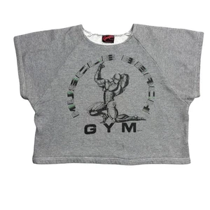 Camisa Mundial Gimnasio Playa Muscular Años 90 De Colección Para Hombre’s XL Culturismo Levantamiento de Pesas - Imagen 1 de 10
