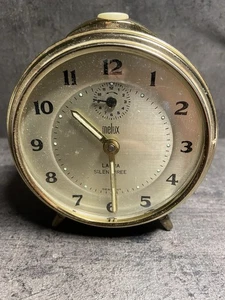 Sveglia vintage Melux Laura Silent Free in metallo dorato – Made in Germany  - Bild 1 von 3