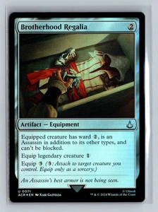 Brotherhood Regalia - ACR #71 Uncommon - NM / Mint Assassin's Creed Single - Picture 1 of 2