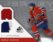 2007/08 Sp Game Used Authentic Fabrics Saku Koivu