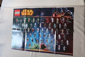 LEGO STAR WARS - MINIFIGURINE - RECTO VERSO - AFFICHE - POSTER -PUBLICITE - NEUF - Imagen 1 de 9