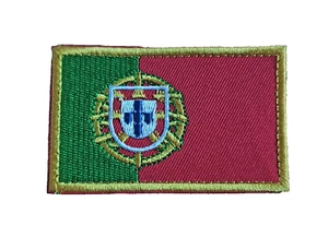 Patch Aufnäher Flagge Portugiesische Flagge Portugal Scratch 8 x 5,5 cm - Bild 1 von 2