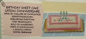🎂 New! Miniverse Mini Make It FROM SCRATCH. Opened/Unmade BIRTHDAY SHEET CAKE - Picture 1 of 6