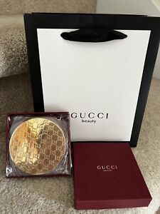 Gucci Mirror Makeup Mirror & Gucci monogram embossed Authentic Gift 🎁