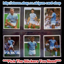 DAILY MIRROR 1986-87 STICK WITH SOCCER (MANCHESTER CITY) *SELECT STICKERS*
