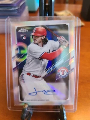 2021 Topps Chrome Update Series - Target Chrome Autographs #CUSA-JHE Jonah Heim - Image 1 of 2