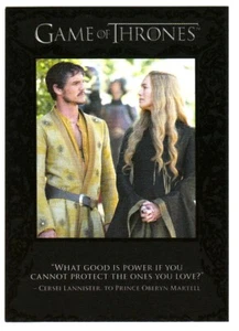 GAME OF THRONES SEASON 4 QUOTABLE CHASE CARD Q36 - Bild 1 von 1