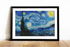 Van Gogh The Starry Night Art Oil Painting Premium Paper Print Poster Gift Idea