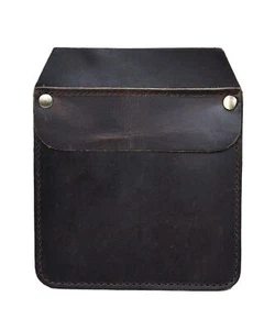 Large Pocket Protector Genuine Buffalo Leather Pen Holder Pouch Organizer for... - Picture 1 of 4