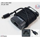 45w Usb-c Type C Dell Ac Adapter Power Charger For Xps 9310 2-in-1 P103g002