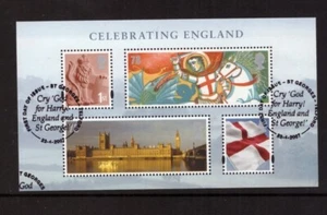GB 2007 Celebrando Inglaterra hoja sellos finos usados de FDC - Imagen 1 de 1