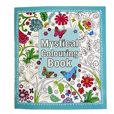 Mystical Adult Colouring Book 64 Pages Anti-Stress Art Therapy 24cm x 22cm