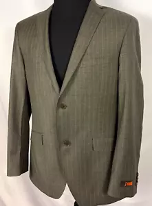 IDeal Men's Size 42 R Premium Quality Wear Blazer Jacket Striped - Picture 1 of 10