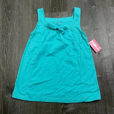 NUEVO CON ETIQUETAS J.Khaki Niñas Vestido Cambio Lazo Sin Mangas Azul Teal Verano Primavera Talla M Foto 1 de 4