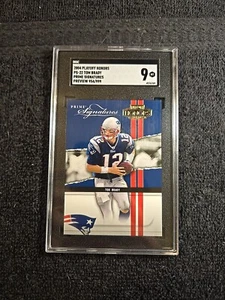 2004 Tom Brady *954/999* SGC 9 Playoff Honors #PS-22 Prime Signatures ~1STB.org - Bild 1 von 6