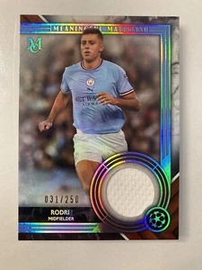 TOPPS MUSEUM COLLECTION RODRI MEANINGFUL MATERIAL RELIC /250 Patch Panini Rare - Bild 1 von 3