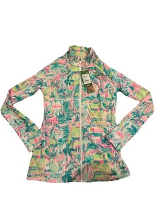 Lilly Pulitzer Luxletic Meryl Hadle Tennisjacke Größe Match Upf 50+ Neu mit Etikett XS - Bild 1 von 10