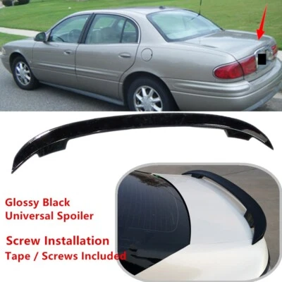 Fit For Buick LeSabre 95-05 Rear Trunk Lid Spoiler Sport Wing Universal Black Foto 1 de 4