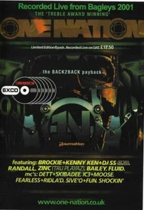 One Nation - Back2back payback - Bagleys 2001 - Bild 1 von 1