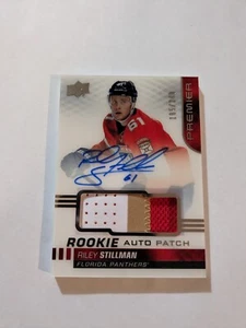 2019-20 UPPER DECK PREMIER RILEY STILLMAN ROOKIE PATCH AUTO 195/249 AR-RI - Picture 1 of 3