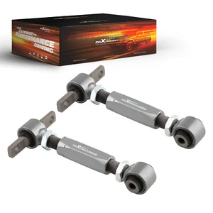 Rear Adjustable Upper Camber Arm Kit For 88-00 Honda Civic CRX 93-97 Del Sol EG - Foto 1 di 10