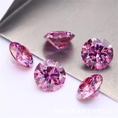 Loose CVD Lab-Grown Diamond 3.50 mm Fancy Pink Round VVS Certified Diamond - Image 1 of 4