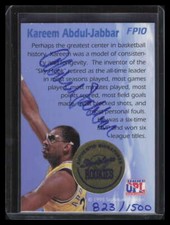1995 Signature Rookies Kromax Flash From Past Kareem Abdul-Jabbar Auto 823/1500