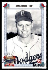 1990 TARGET DODGERS #369 JIM HUGHES BROOKLYN DODGERS