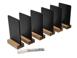 CHALKBOARD BLACKBOARD PUB -TABLE TOP A6 x 6 + LIQUID CHALK PEN - Picture 1 of 8