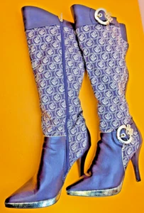 Rocawear Signature Stilettoabsatz Kniehohe Stiefel Größe 8,5 - Bild 1 von 18