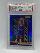 2018-19 Panini Prizm Shai Gilgeous-Alexander Blue /199 RC Rookie PSA 9 🧀