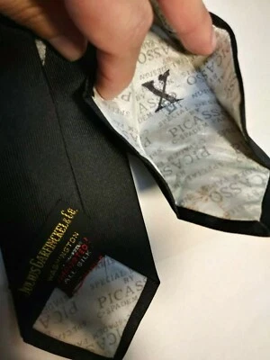 Corbata PABLO PICASSO París Firmada DISEÑO ESPECIAL MA JOLIE 1923 Foto 1 de 4