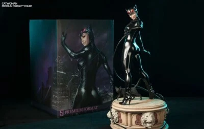 Estátua Sideshow Catwoman formato premium *exclusiva* nova na caixa - Imagem 1 de 4