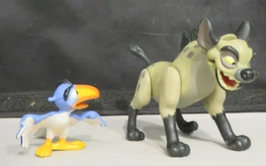 Disney Lion King Shenzi Hyena 4" Battle Action Figure W Zazu 1994 - Picture 1 of 8