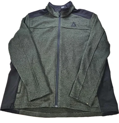 Gerry Full Zip Tech Fleece Jacket Green Men's Size XXL - Image 1 of 4