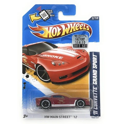 Corvette Grand Sport (красный) No162 Hot Wheels 2012 Main Street - 11 - Изображение 1 из 3